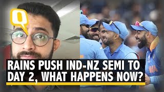 ICC World Cup 2019 | India vs New Zealand Semifinal Enters 'Day 2' Due to Rains: What Happens Now? screenshot 2