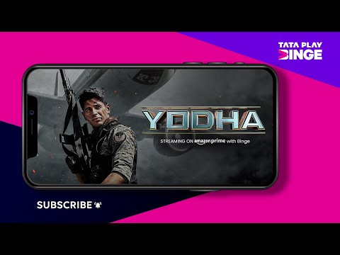 Tata Play Binge | "Yodha" streaming on Amazon Prime with Binge | Ft. Sidharth Malhotra, Disha Patani