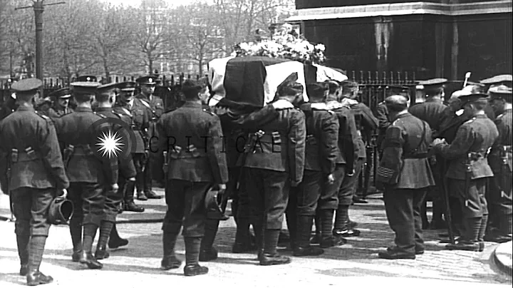 State funeral procession for British Nurse Edith C...