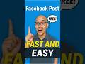 BASIC FACEBOOK POST EASY