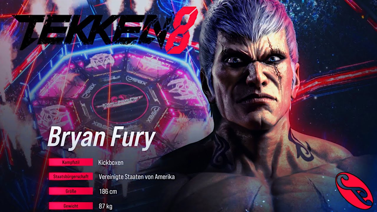 Tekken 8 - Bryan Fury - Fighter Season 8