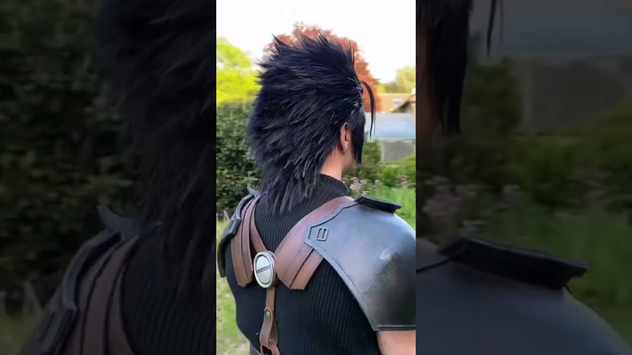 REAL LIFE ZACK FAIR HAIR | FINAL FANTASY 7 CRISIS CORE COSPLAY 