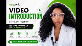 Upwork Video Introduction | Data Analyst | Excel, SQL, Power BI & Python