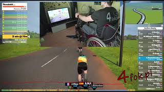 Trening na rowerze bez udziału nóg. Handbike Zwift Tacx. screenshot 5