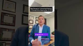 Major Changes for F-1 International Students & J-1 Exchange Visitors #immigrationattorney #Student