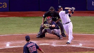 BOS@TB: Arencibia extends lead with a two-run homer