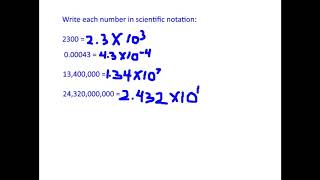 2017 GED math, scientific notation