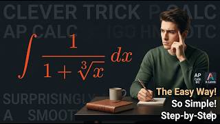 How to Integrate 1 / (1 + ∛x) dx | Calculus 2 Tutorial