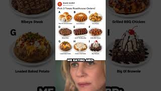 Pick 3 Texas Roadhouse Orders! 🥩 #trollface