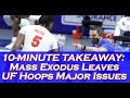 Mass exodus from UF hoops leaves major concerns - Four Florida Gators enter NCAA transfer portal