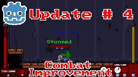 My Roguelike progress - Update # 4 - (Combat Improvements) - Godot 4