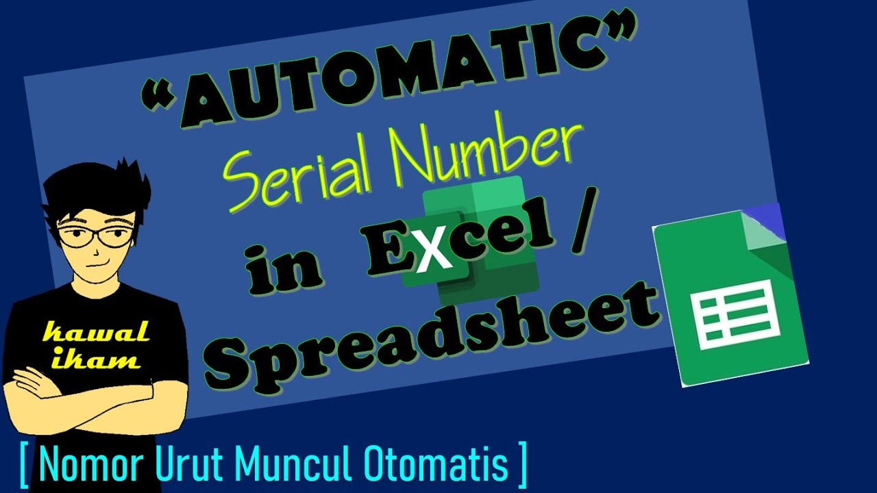How to Make Automatic [Serial] Number - YouTube