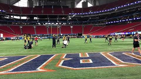 Michigan QB fade route drills 1 (12/27)