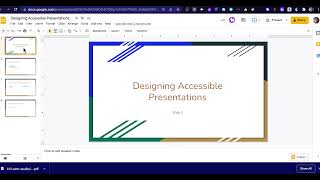 Step 3 Designing Accessible Presentations