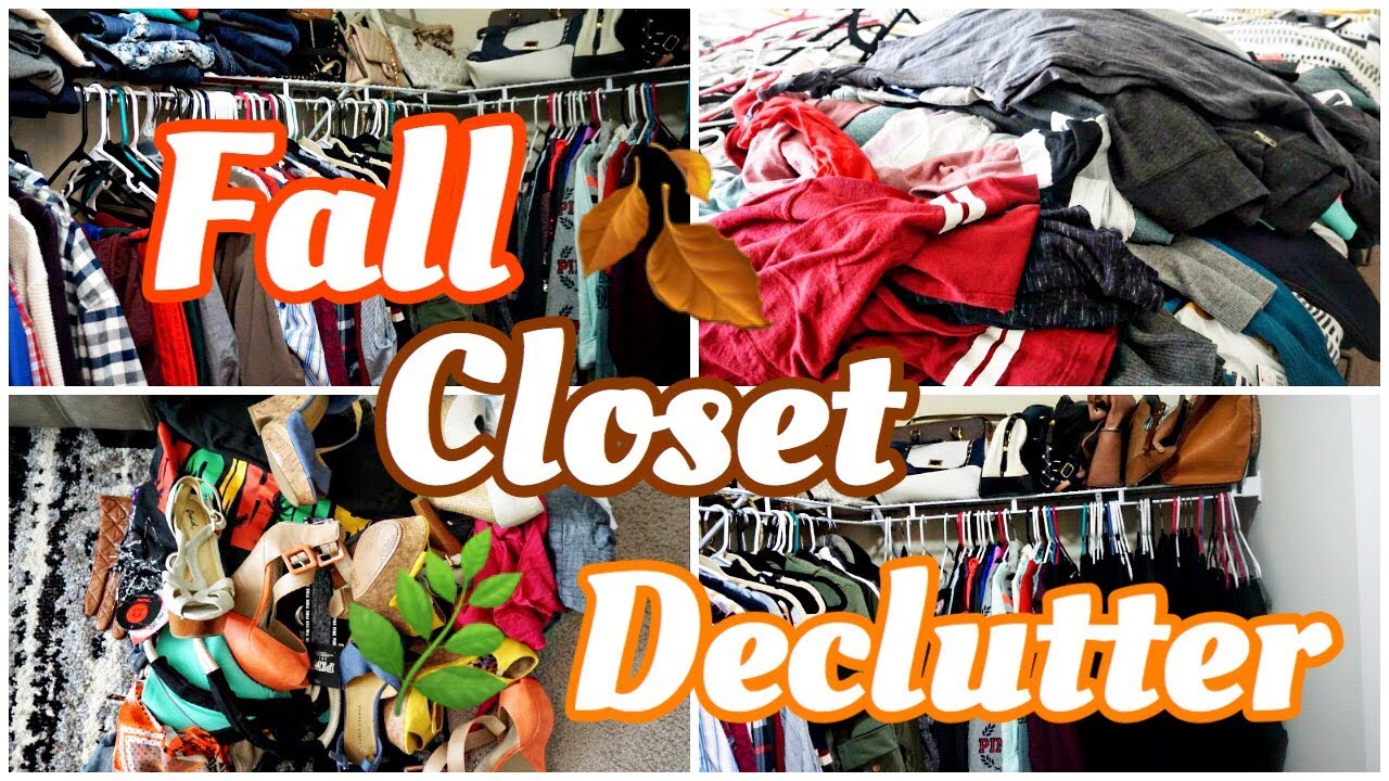 Fall Declutter Fall Closet Declutter and Organize 2019!!!! - YouTube