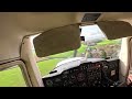 Landing At Netherthorpe Airfield EGNF 