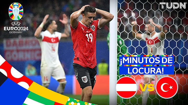 ¡TURQUÍA avanza a cuartos con MINUTOS DE LOCURA! | Austria 1-2 Turquía | UEFA EURO 2024 - 8vos