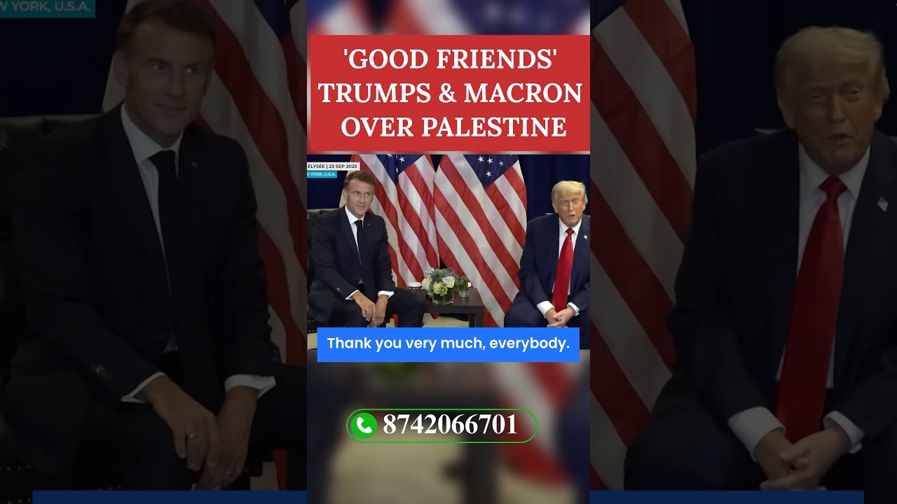 Trump Slams France’s Palestine Recognition | Macron Hits Back in Public Clash | IIIASA IAS