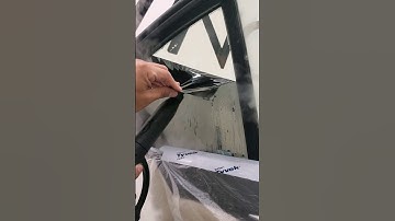Using a steamer to Remove tint #windowtint #steamer #howto #satisfying