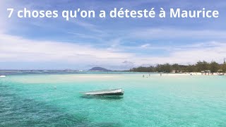 285 🇲🇺 L'Île Maurice : 7 choses qu'on a détestées à Maurice