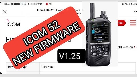 NEW ICOM 52 FIRMWARE v1.25