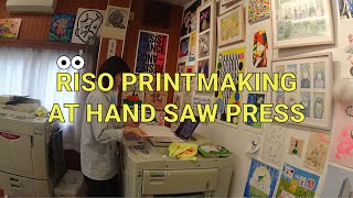 Japan Travel Vlog 2025 | Making Artprints and Mini Zine with Risograph