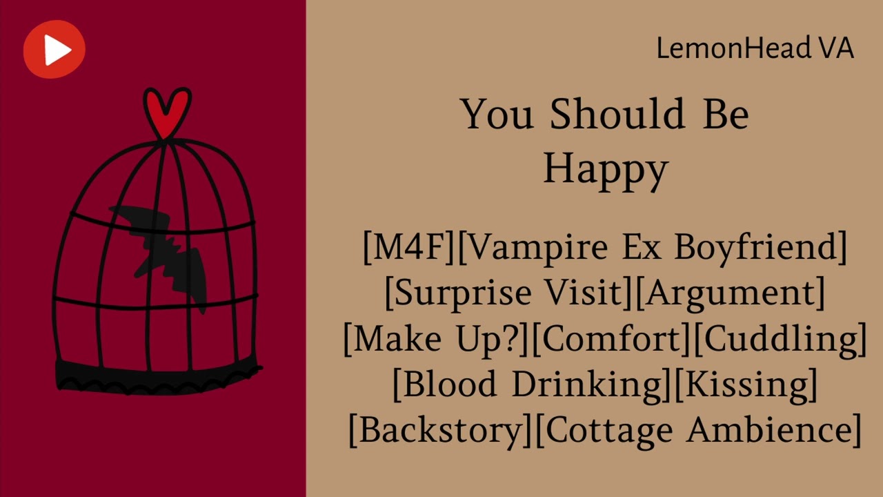 You Should Be Happy [M4F ASMR Roleplay] [Vampire Ex x Listener] [Feeding]