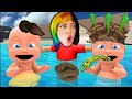 KARIN fa la CACCA e la PIPI nella PISCINA di CASA SUA per DISPETTO ai GENITORI di WHO'S your Daddy