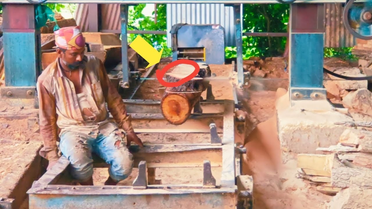 Amazing wood working factory you must see - wood cutting sawmill ...