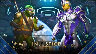 Injustice 2 - Donatello Vs. Brainiac