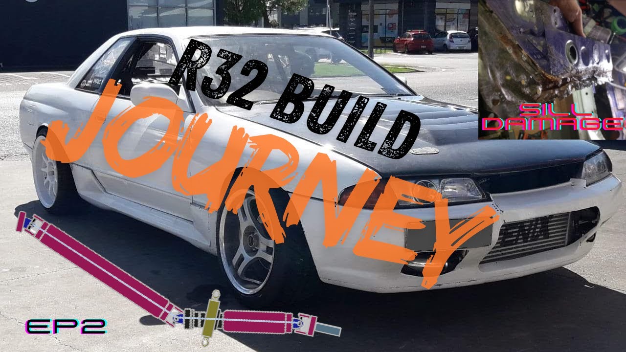 R32 skyline chassis, rust sill repair!