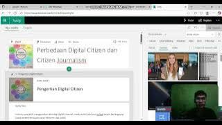 Perbedaan Digital Citizen dan Citizen Jurnalism Menggunakan Microsoft Sway