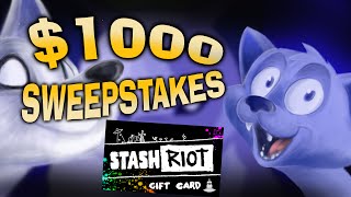 Stashriot $1000 Sweepstakes! - Plus Free Shipping!