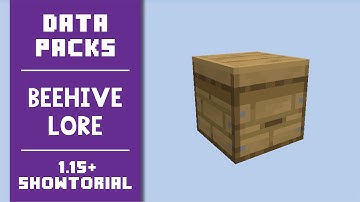 Beehive Lore [Data Pack] - Showcase/Tutorial - Minecraft 1.15+