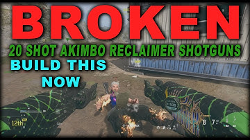 OVER-POWERED, BROKEN, 20 Shot AKIMBO RECLAIMER shotgun glitch tutorial. BUILD THIS NOW! WARZONE, MW3
