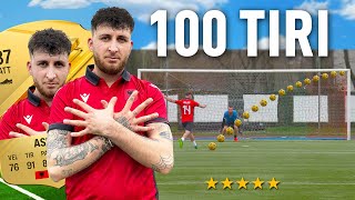 ⚽100 TIRI CHALLENGE: EMANUEL ASLLANI (MERCEDESI) | Quanti Goal Segnerà su 100 tiri?