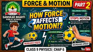 Force and Motion (Part-2) 🔥 | Class 9 Science Physics | SBPS Warora