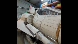 Bulds by Baz - 1:1 scale MkII Colonial Viper - Full sound, light and motion engine test 100%