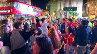 ⚽Spanish Football Fans Take Over London Streets
