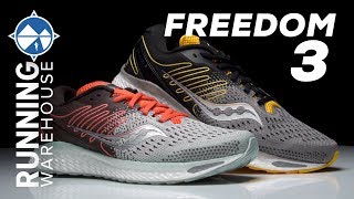 saucony freedom iso 3 rouge