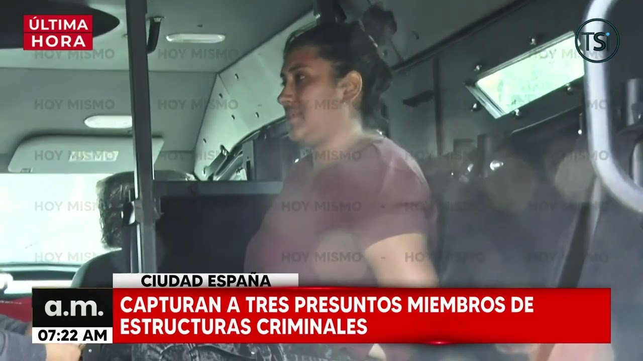 Capturadas tres mujeres supuestas integrantes de la pandilla 18