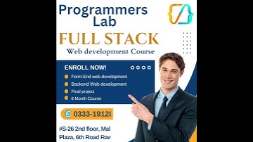 Full Stack web development Course in Rawalpindi!
