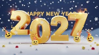 Happy New Year 2027 🎉 Wishes for Friends & Family ❤️ Countdown in 4k ultra HD | Festival Animation