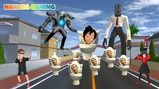 Skibidi Speakerman dan Yuta Mio Mencari Kak Rosa Bos Skibidi Toilet 😱 ~ Sakura School Simulator