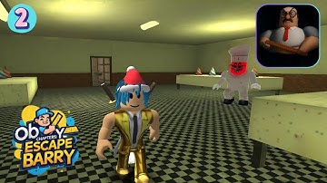 Obby Chapters: Escape Barry – Escape Pizza Challenge! | Epic Obby Adventure Gameplay