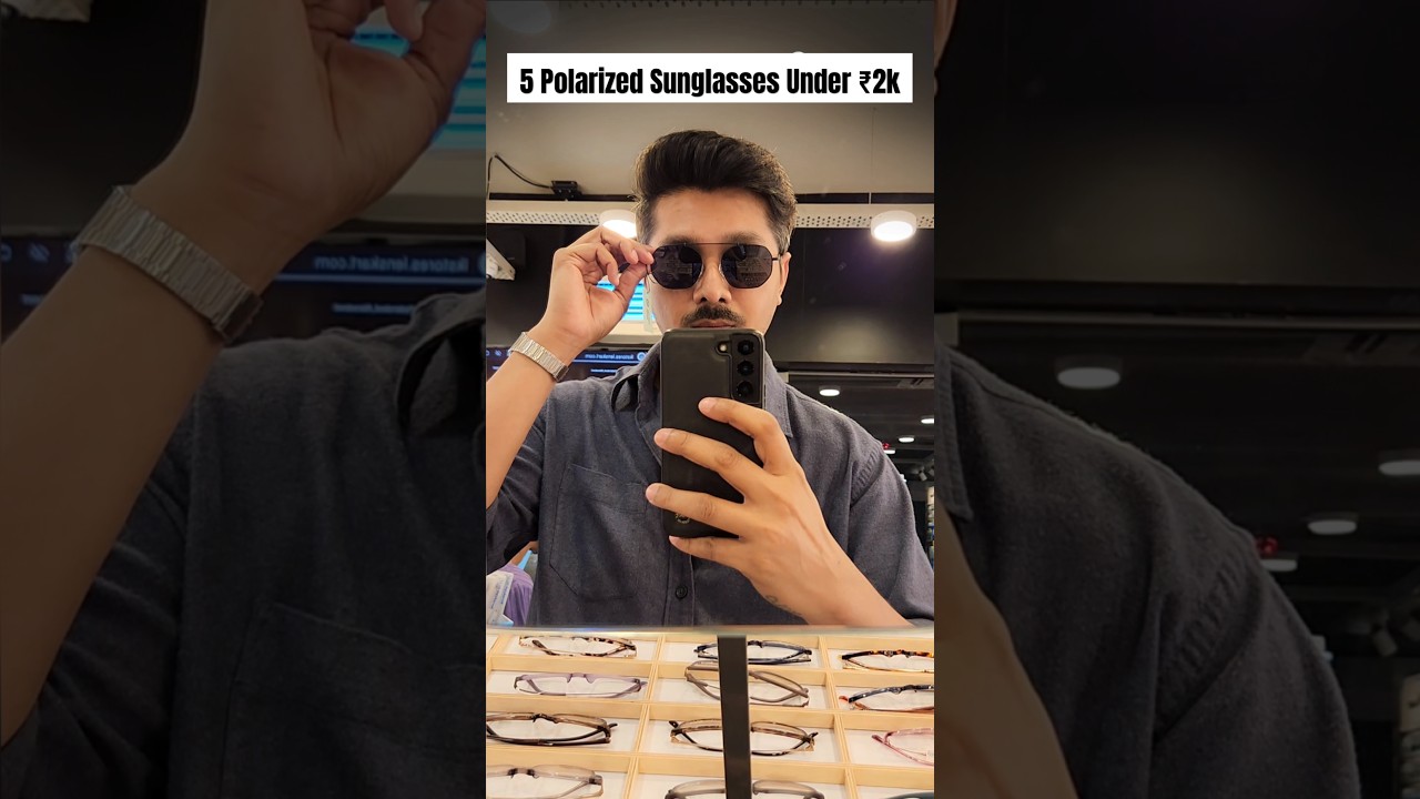 5 Best Polarized Sunglasses Under ₹2k 🕶 #polarizedsunglasses #shopping #whatiorderedvswhatigot