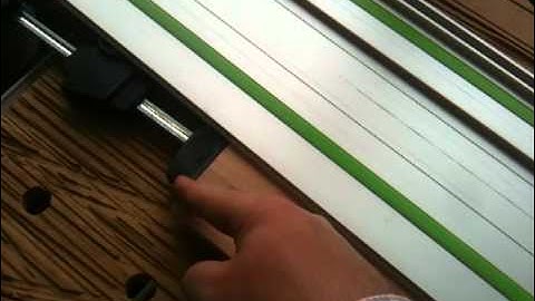 Cutting thin stock with the Festool TS55