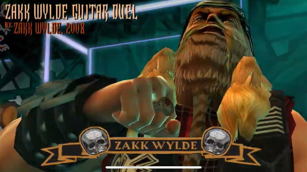 Guitar Hero World Tour DE: “Zakk Wylde Guitar Duel” - Career Mode - YouTube