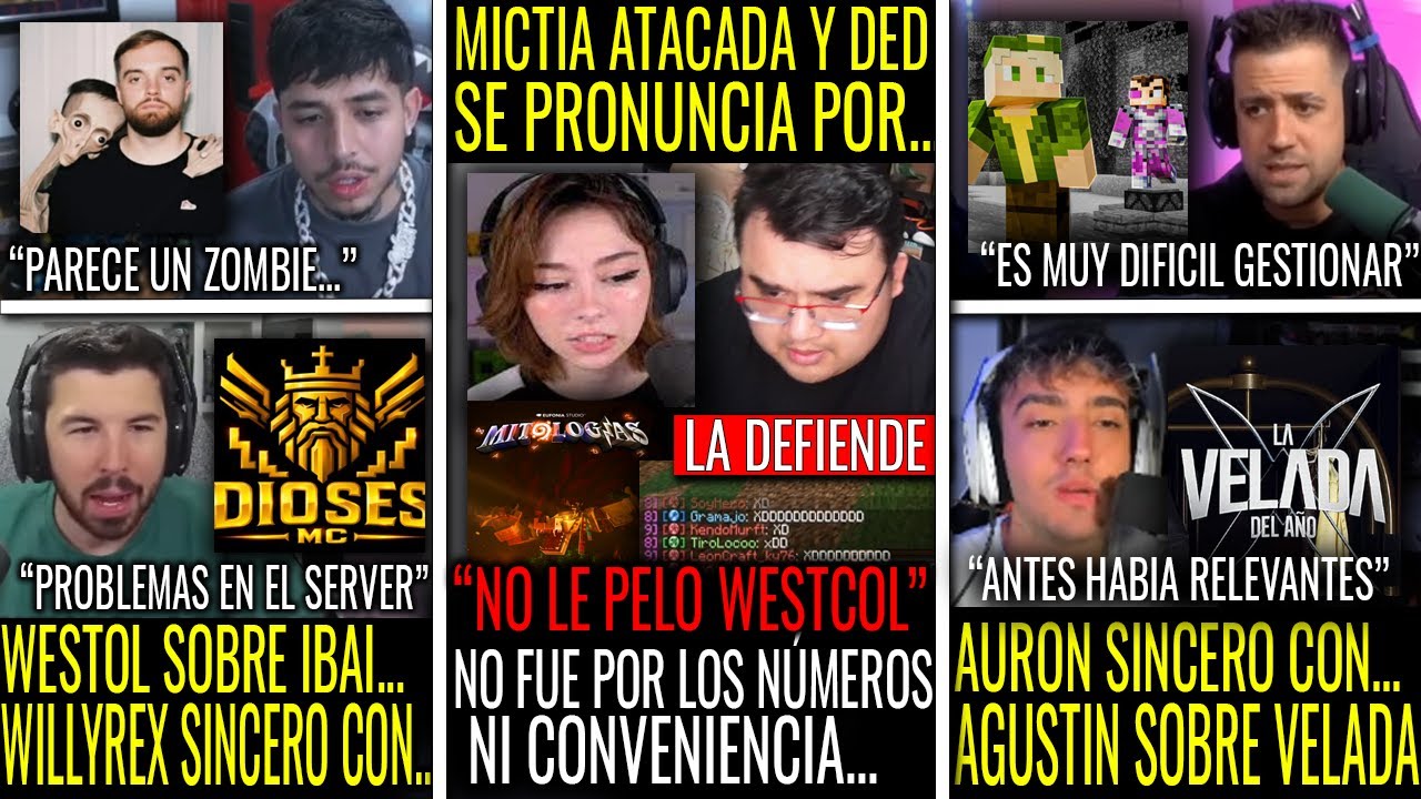 MICTIA Es ATACADA y DED La DEFIENDE En MITOLOGÍAS | PROBLEMAS En DIOSES MC De VEGETTA | WESTCOL