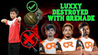 Luxxy Destroyed Orange Rock with Grenade | PMWL 2020 | Season Zero